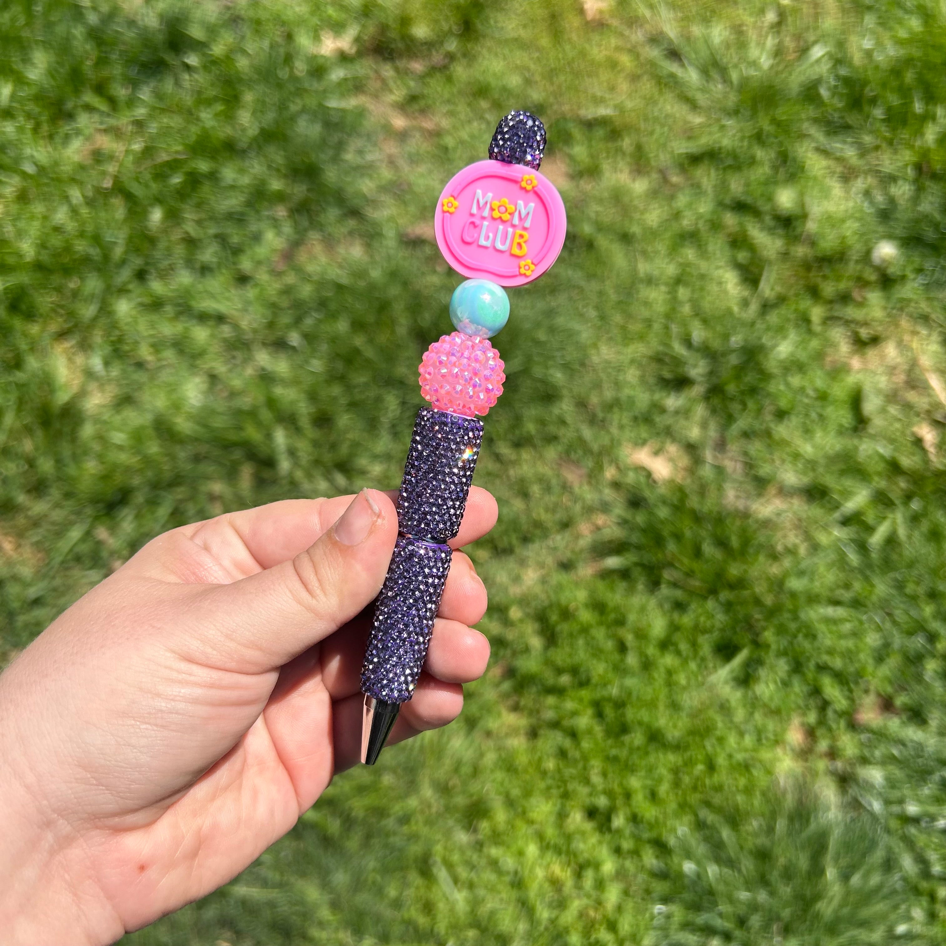 Pre-Made Focal Rhinestone Pen