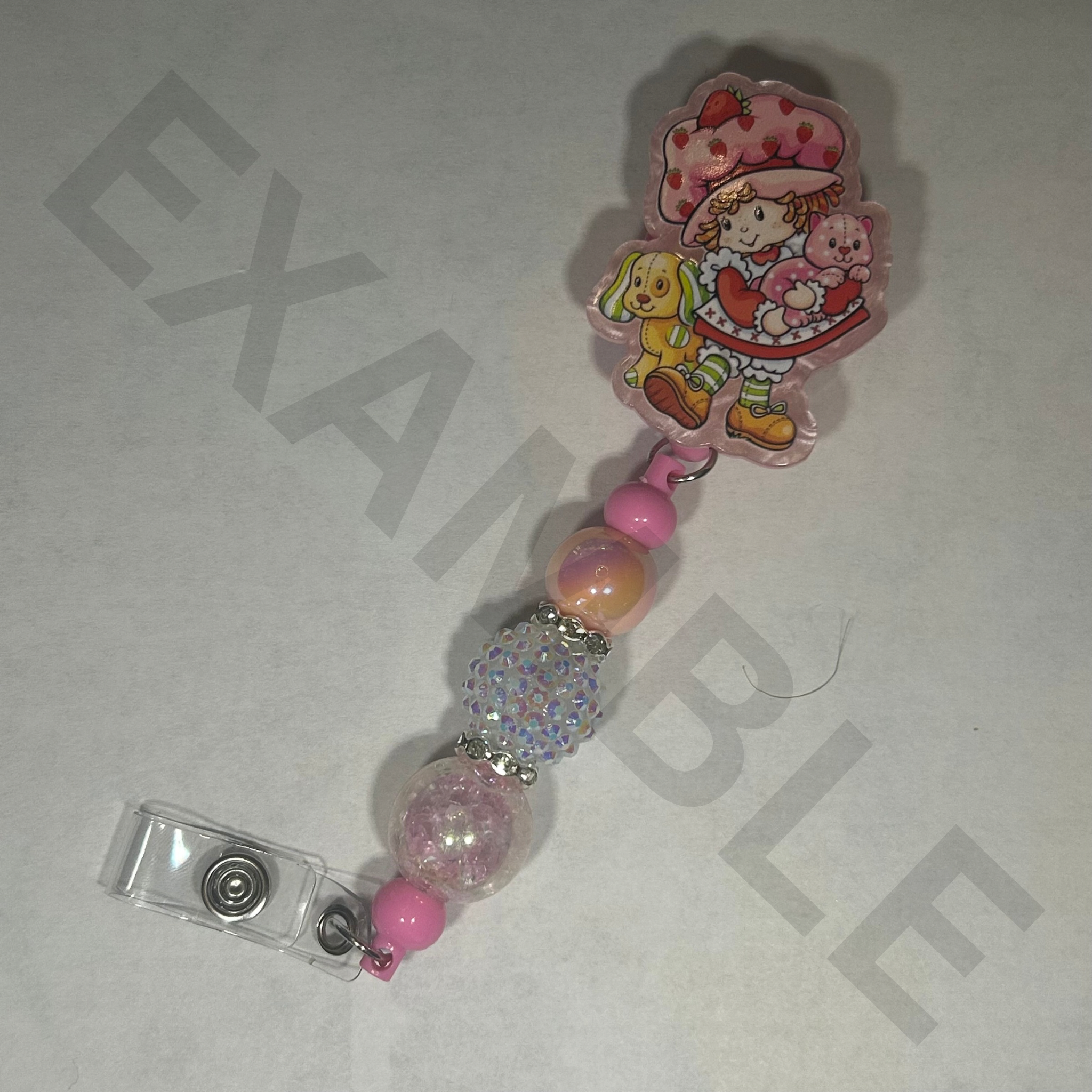 Custom Beaded Badge Reel **CUSTOM LISTING**
